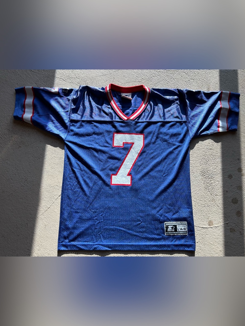 Vintage 1998 Buffalo Bills Doug Flutie Starter Jersey